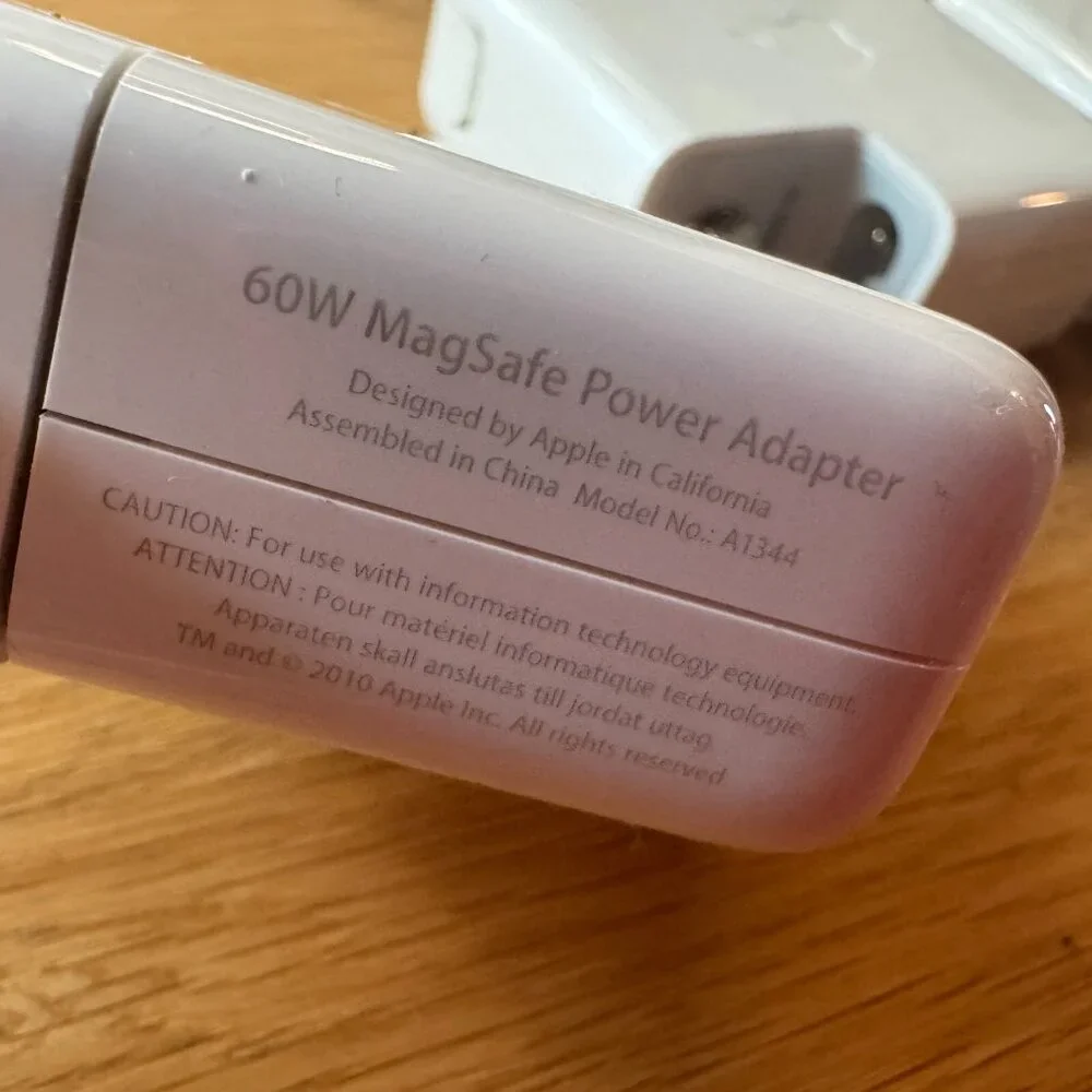 Apple Power Supplies: Set of 3 60W MagSafe Power Adapters, OEM